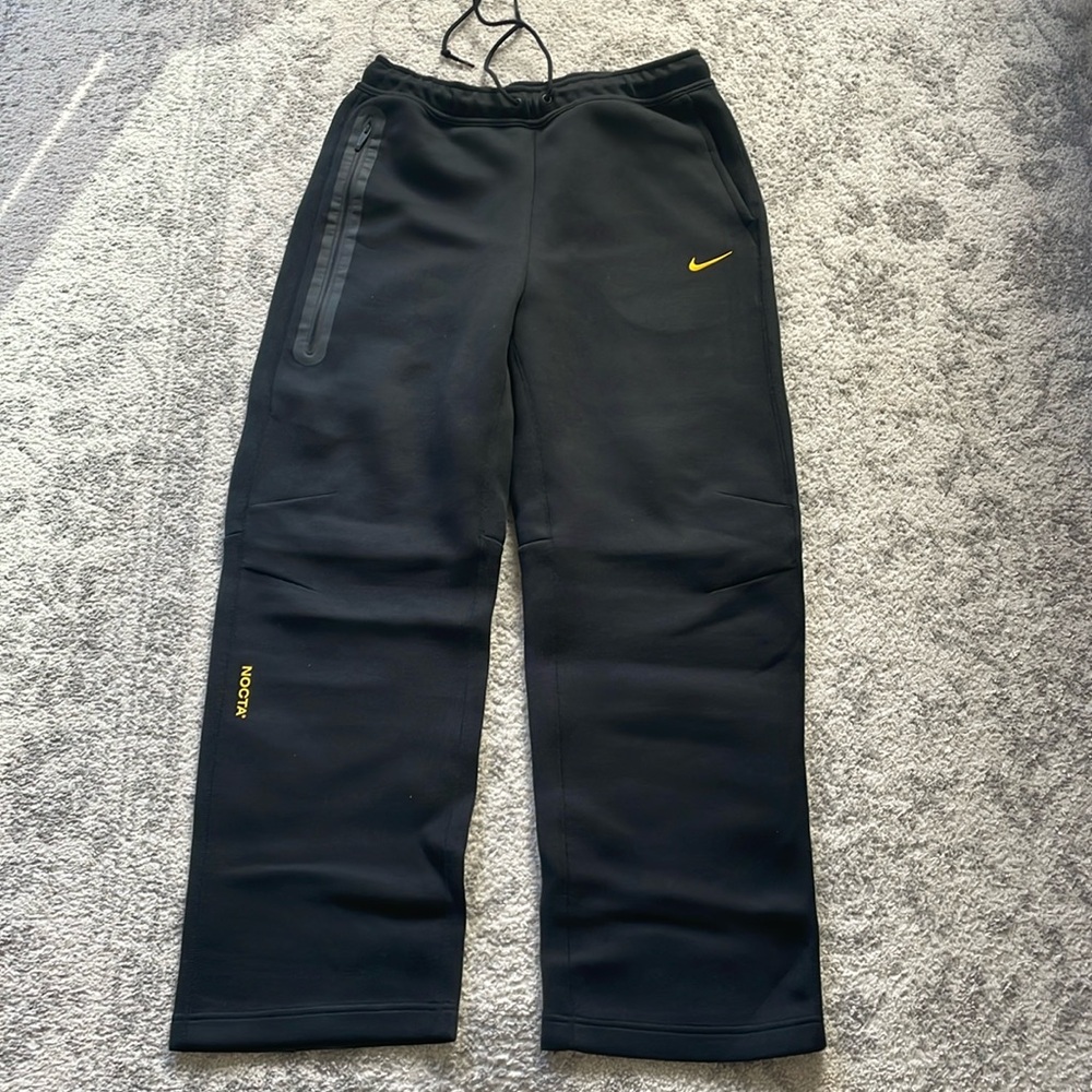 Nike x Nocta Open Hem Tech Pant, Black. Size M.